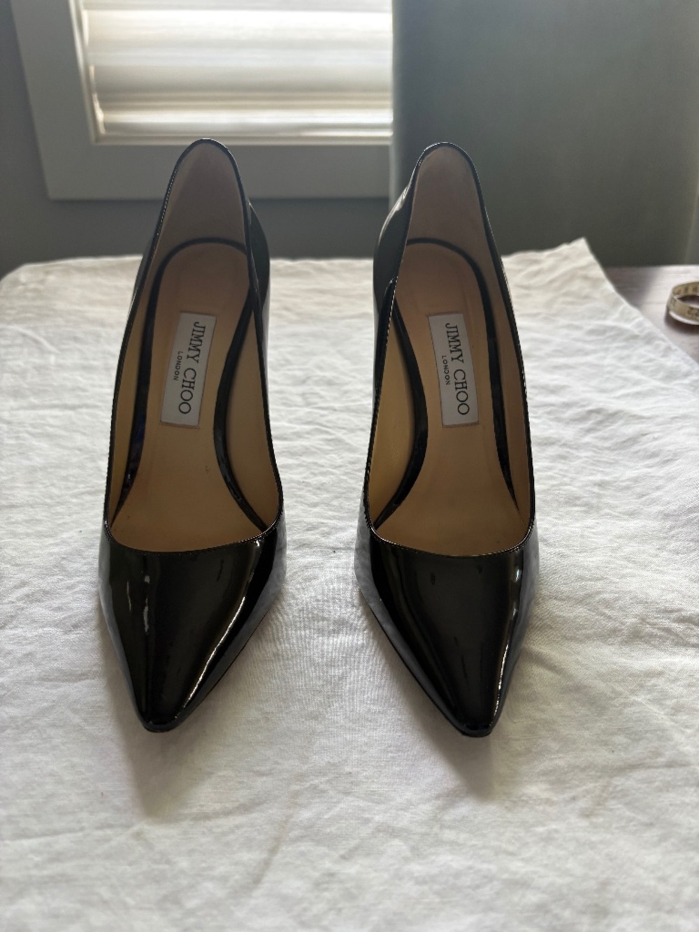 Jimmy Choo Romy 85 mm pumps - black patent